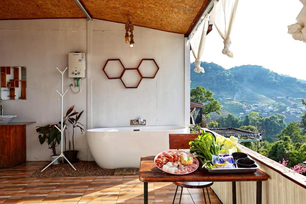 Hotel ไร่ดอยช้าง ม่อนเเจ่ม Mon Jam Exterior foto